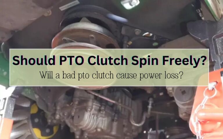 Should PTO Clutch Spin Freely