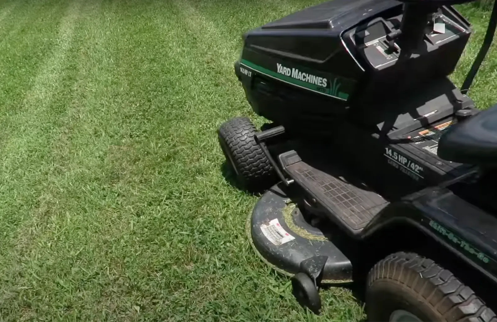 Mower Deck Digging into Ground