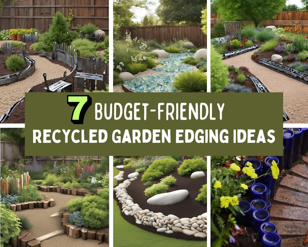 Recycled Garden Edging Ideas