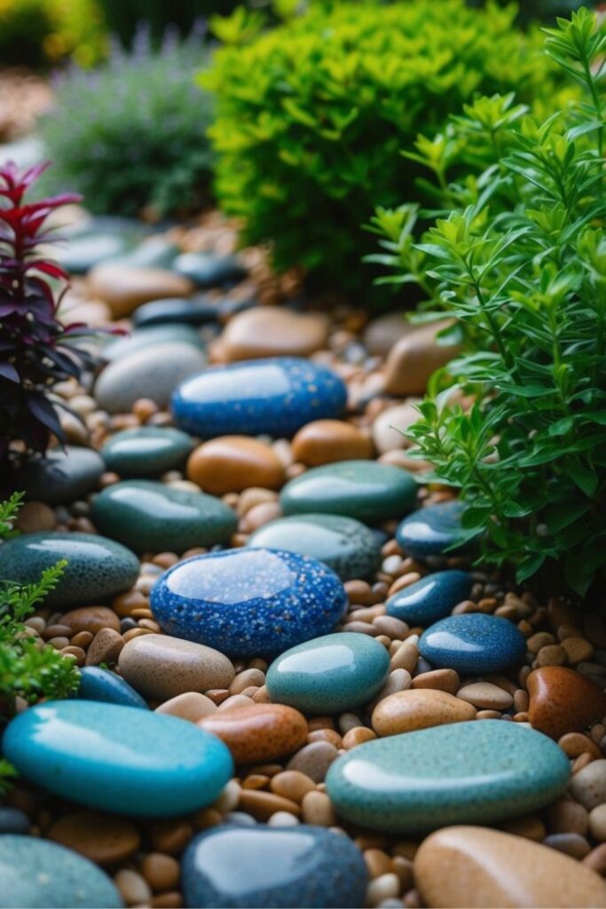 Colorful Pebble Arrangements