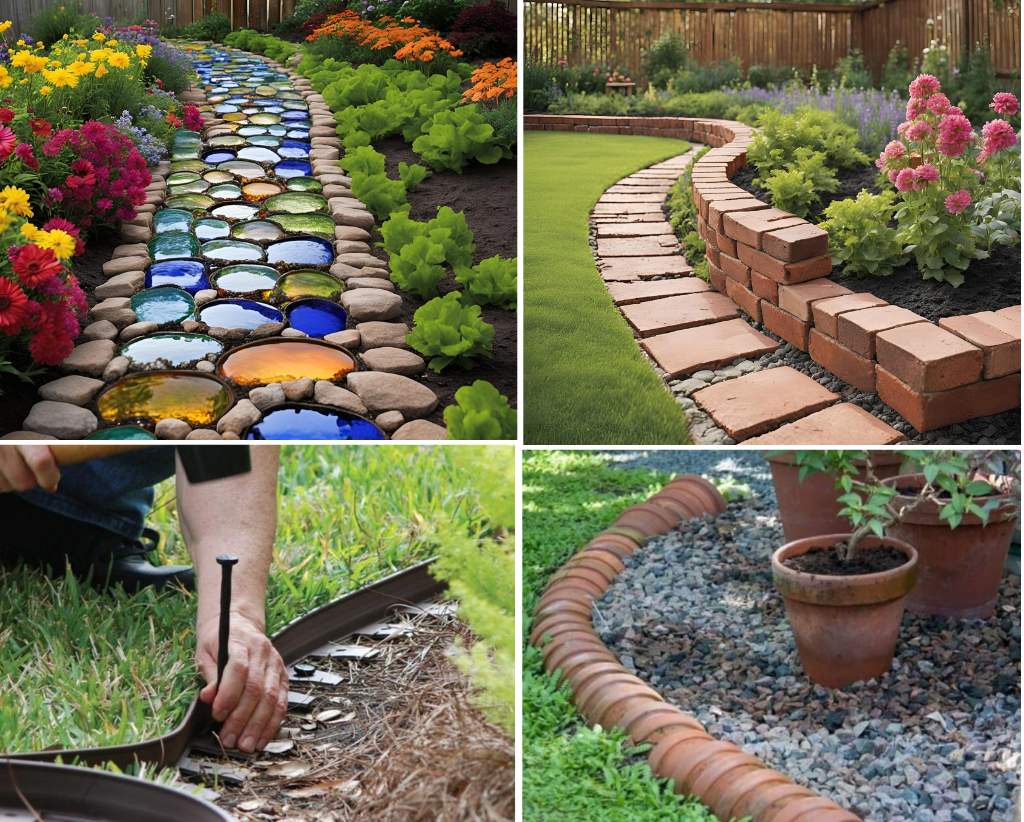 Inexpensive Garden Edging Ideas