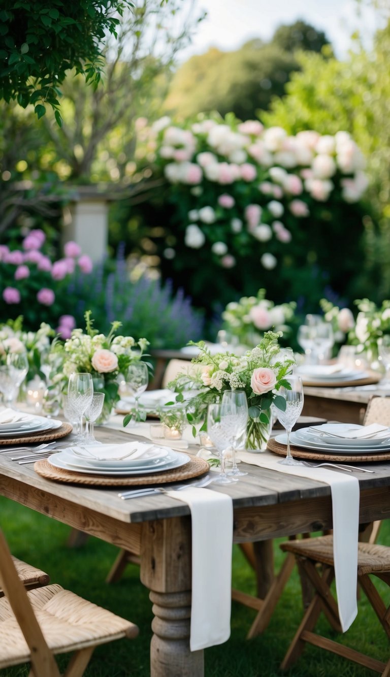 5) Mismatched elegant china