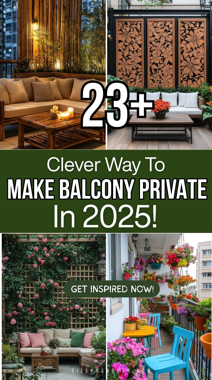 23+ Clever way to make Balcony private in 2025!