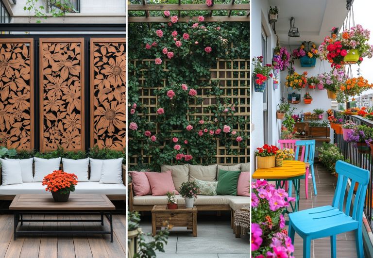 Clever Way To Make Balcony Private