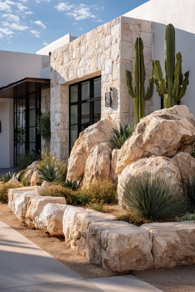 Desert-Inspired Rock Garden Design
