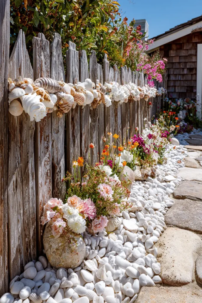 Driftwood Garden Fence