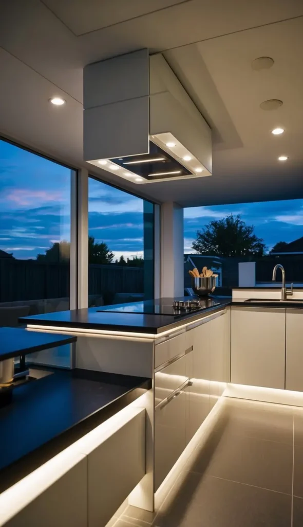 Incorporate under-counter lighting