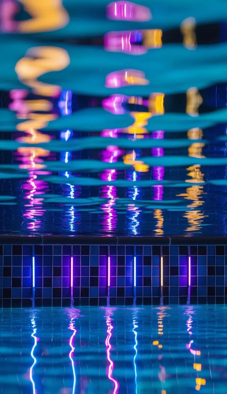 LED underwater lights for vibrant color effects