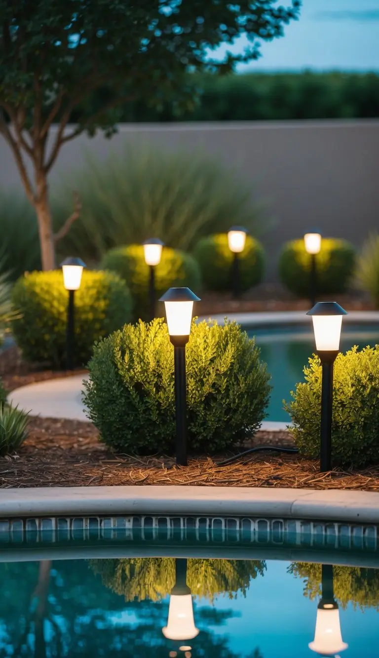 Landscape stake lights