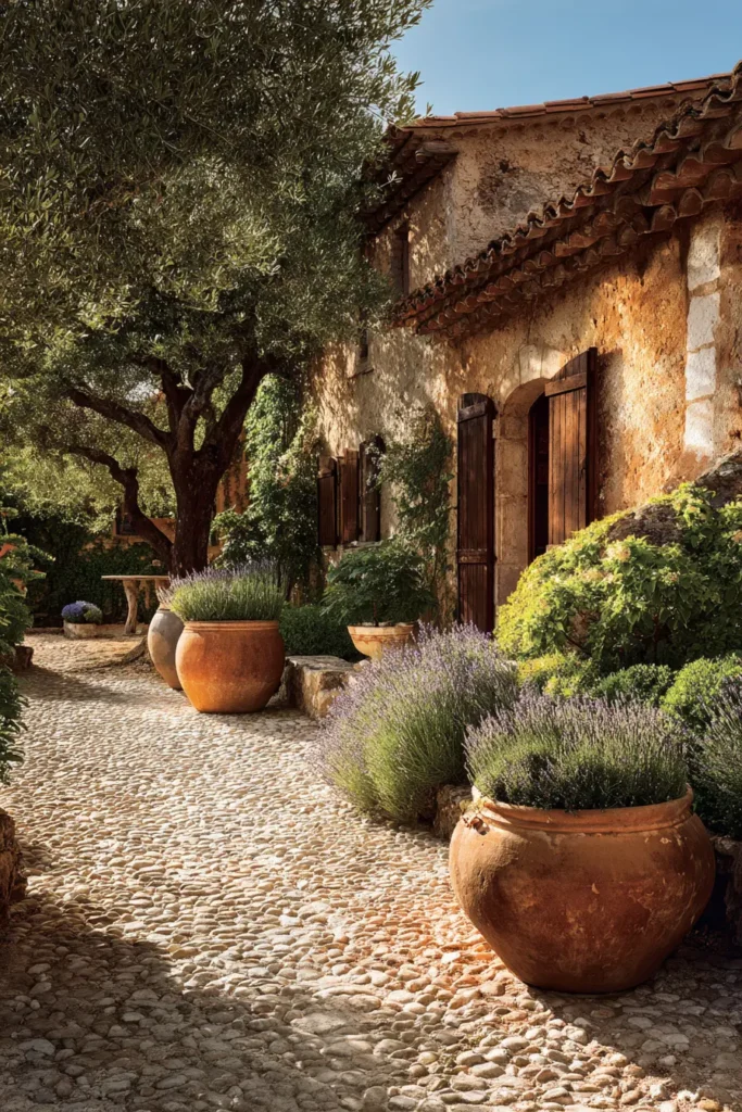 Mediterranean Stone and Herb Garden