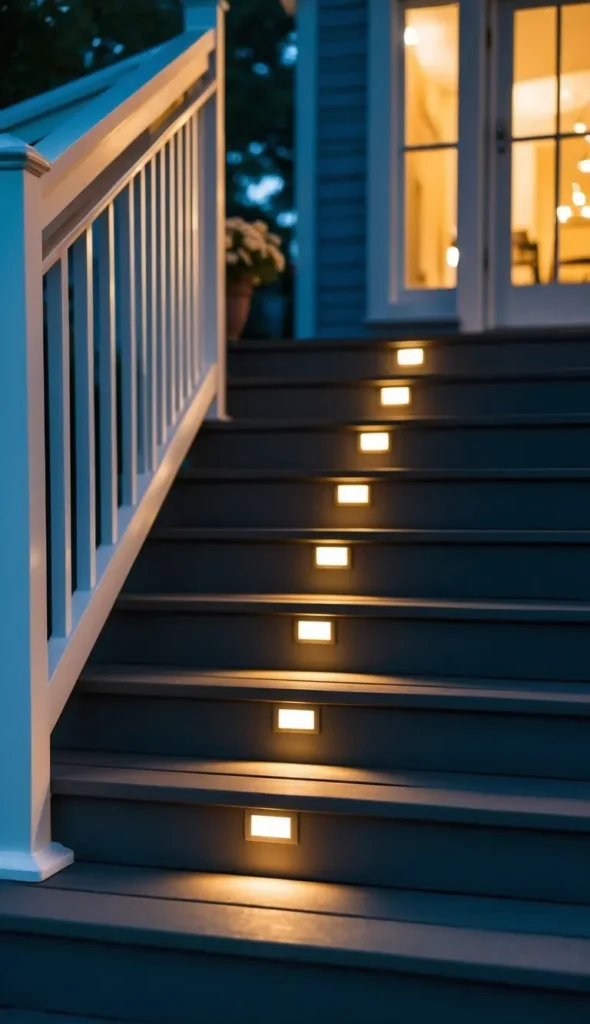 deck stair lights