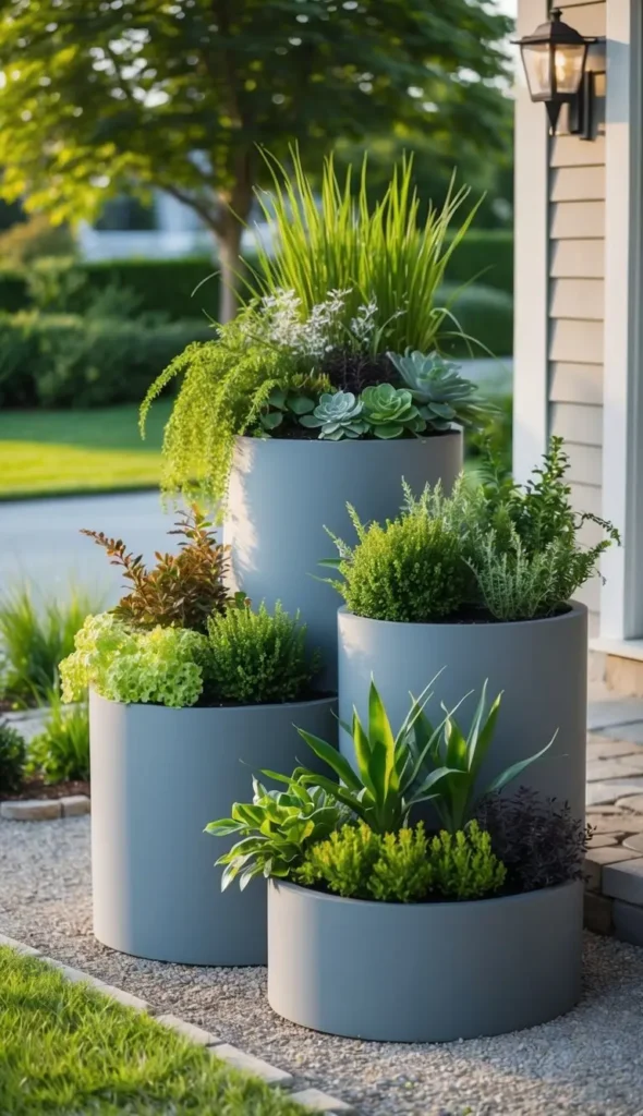 tiered planters