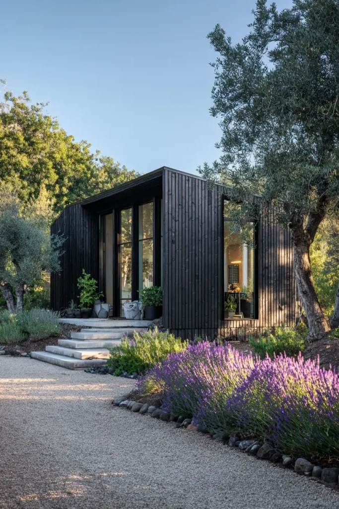 Black Modern Garden Shed Design