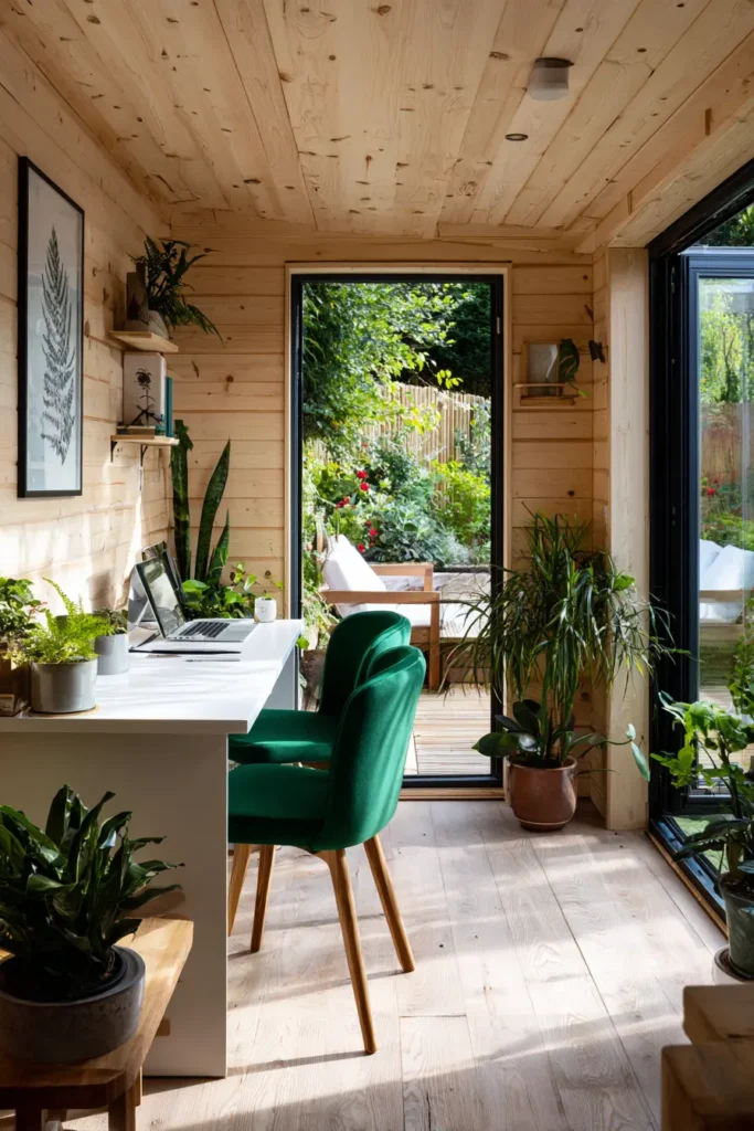Contemporary Indoor Plant Workspace Garden