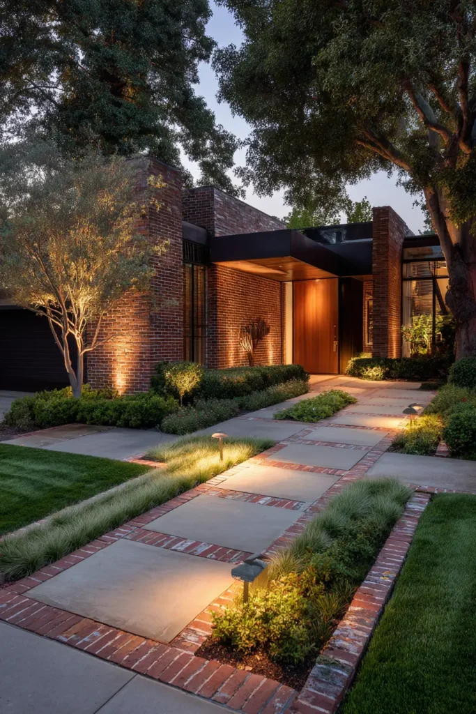 Contemporary Minimalist Garden Edging