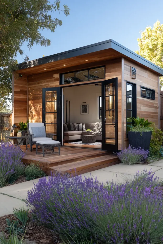 Contemporary Wooden Garden Retreat