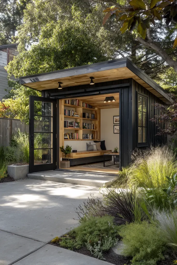 Contemporary Wooden Shed For Garden