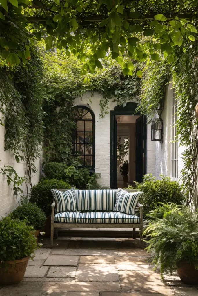 Cozy Greenery-Filled Patio Nook