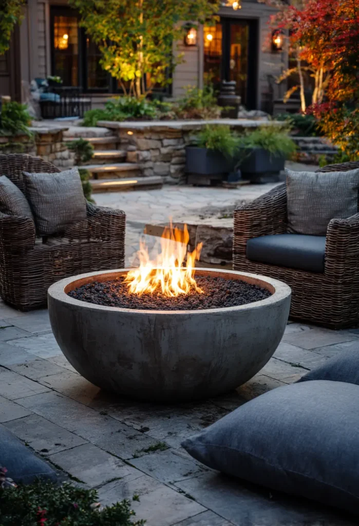 Flagstone Patio Area