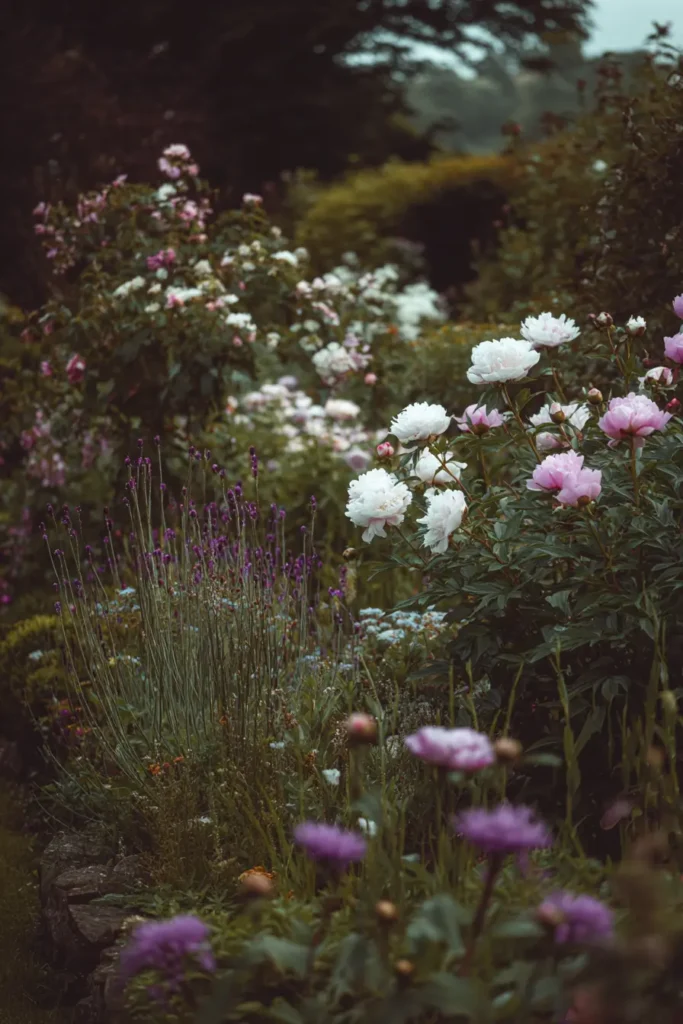 Flourishing English Cottage Garden