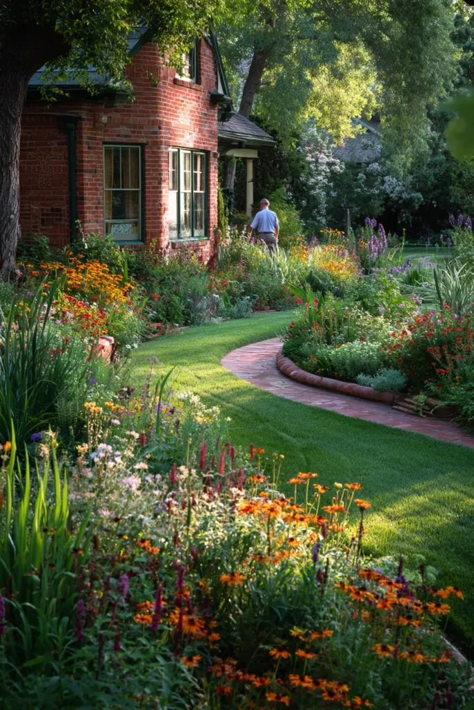 Flowing Brick Edging