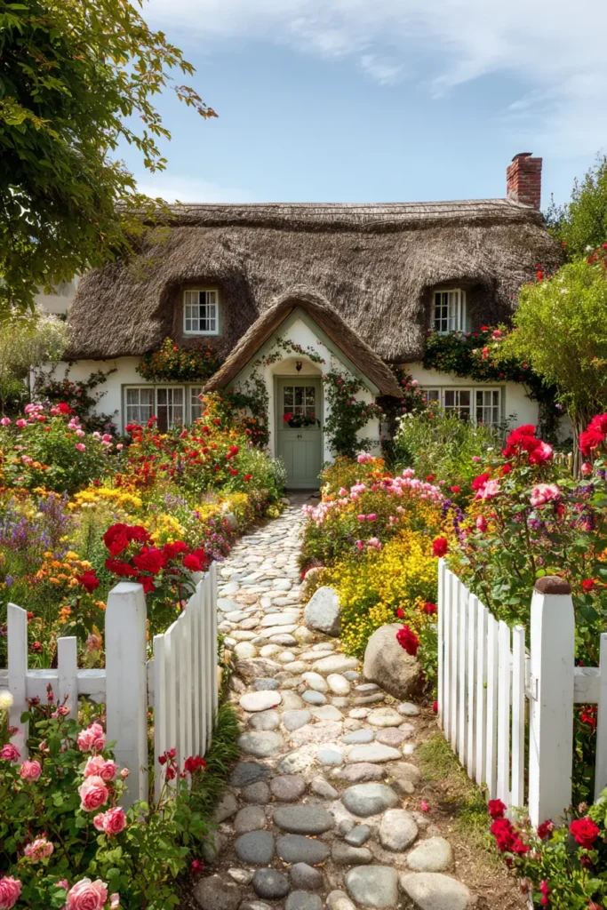 Idyllic Stone Cottage Front Garden