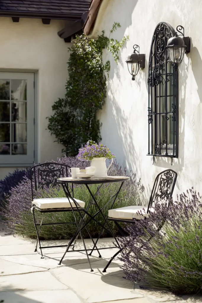 Lavender and Iron Furniture Retreat
