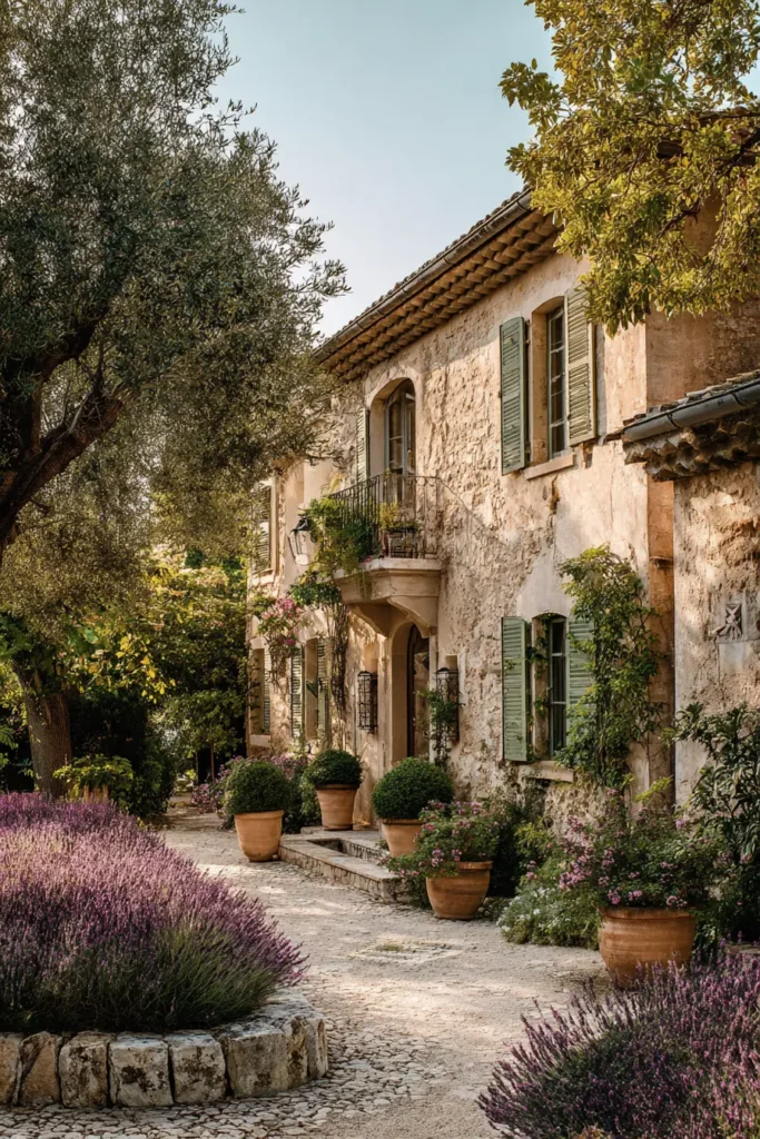 Lavender and Olives Courtyard