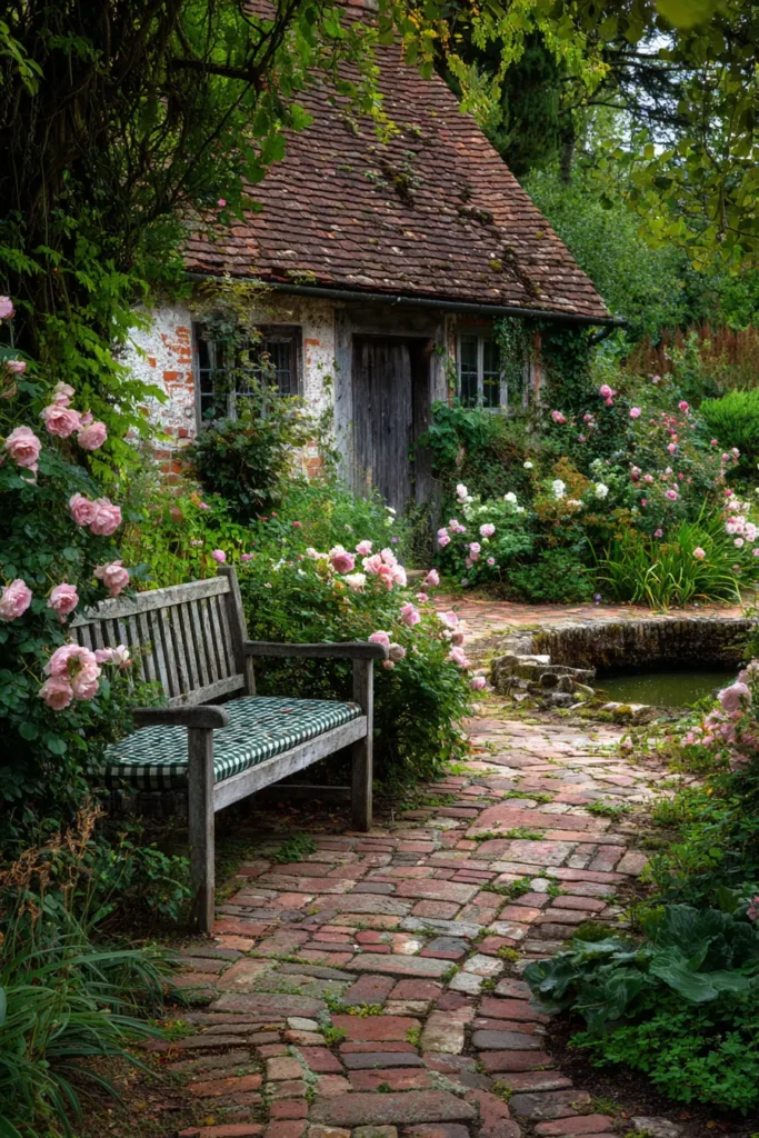 Lively English Cottage Garden