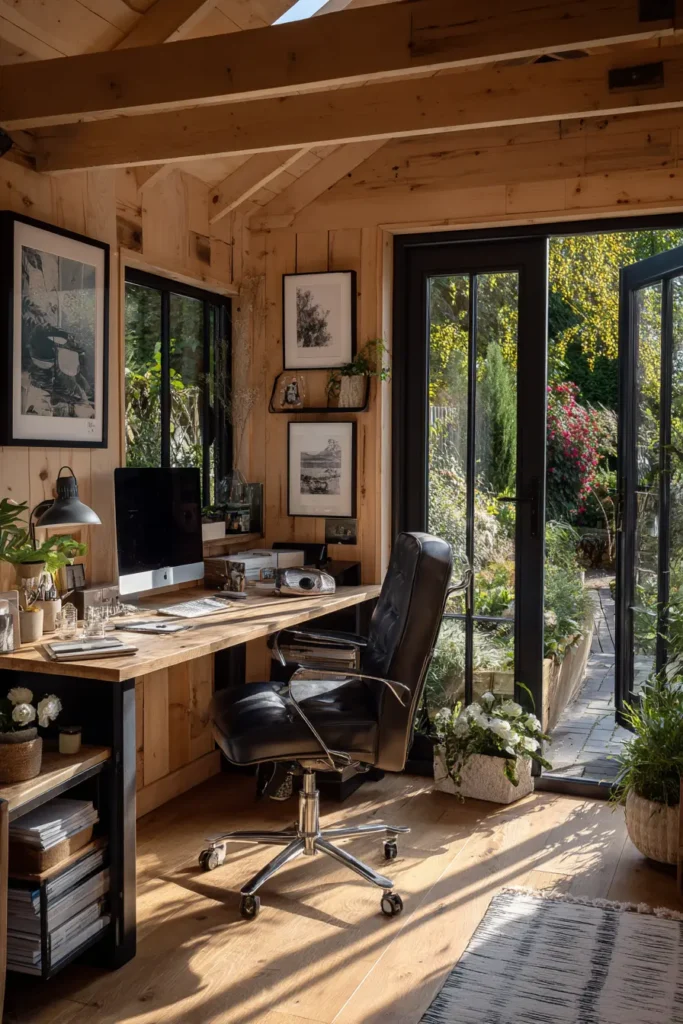 Lush Cottage Garden with Wildflowers