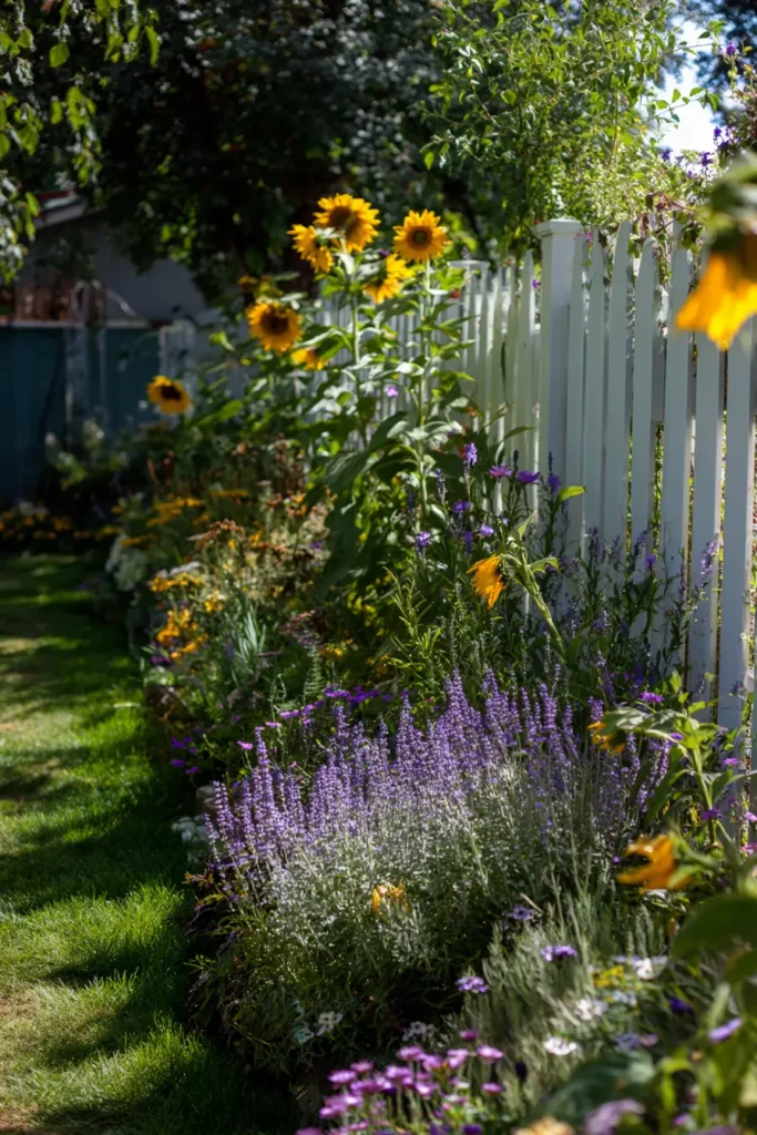 Lush English Cottage Garden of Color
