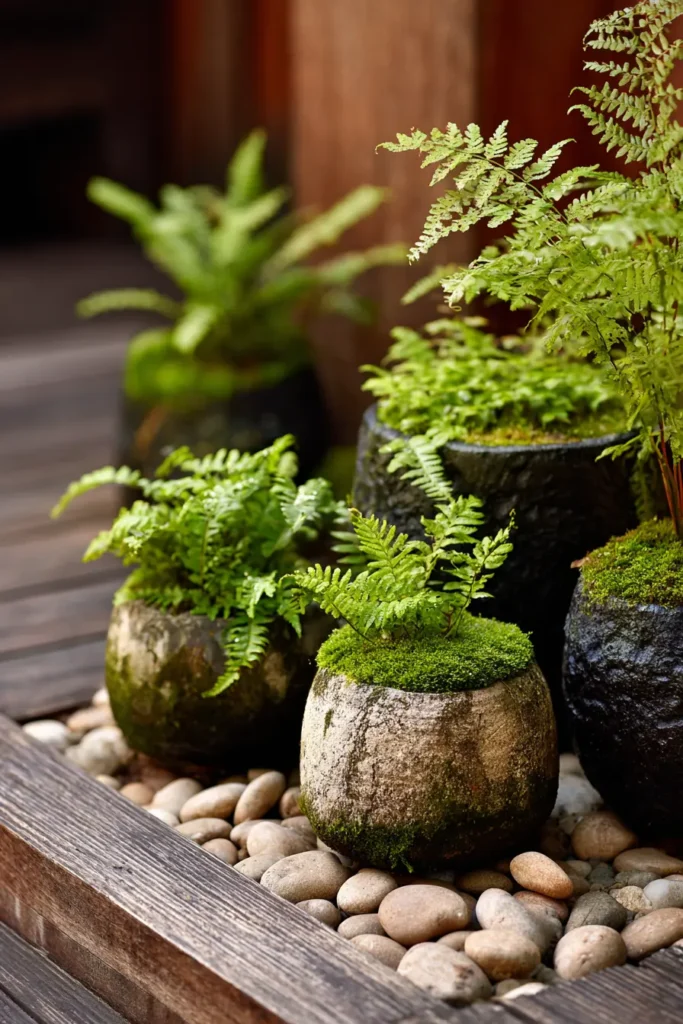 Minimalist Japanese Container Garden Design