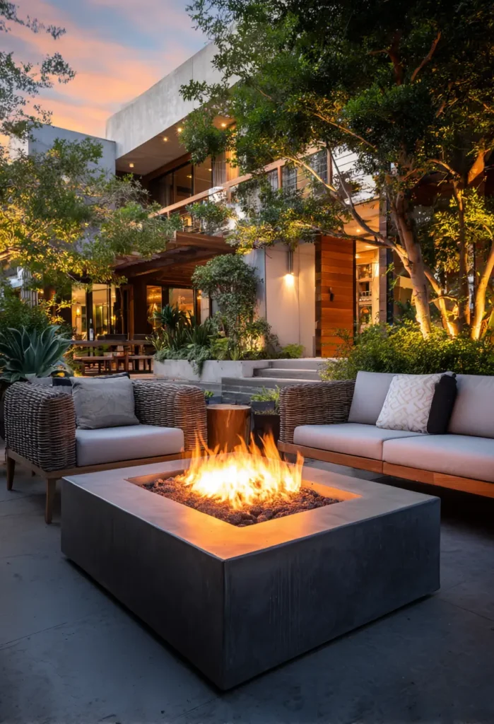 Modern Concrete Square