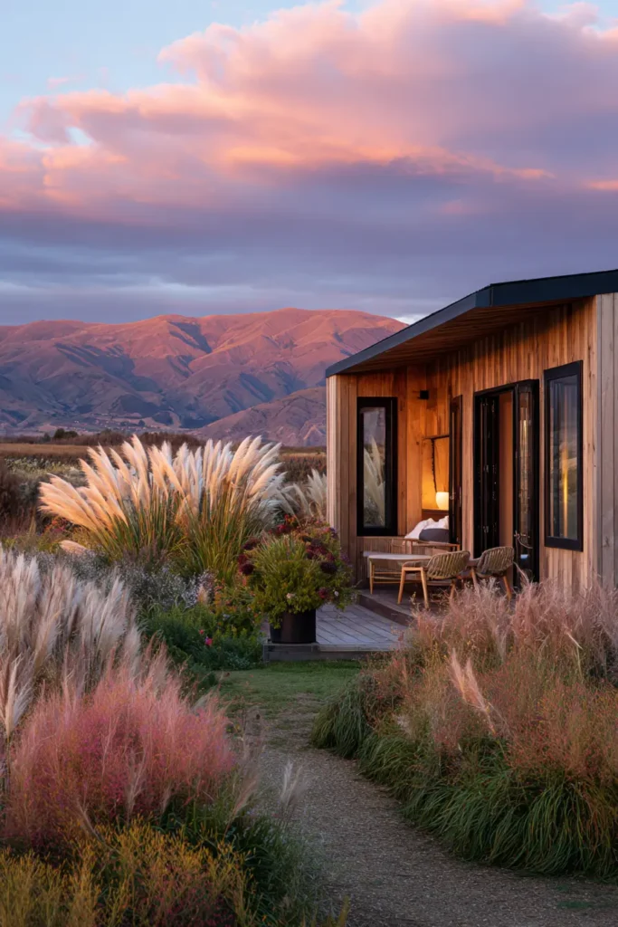 Modern Garden Shed with Natural Elements