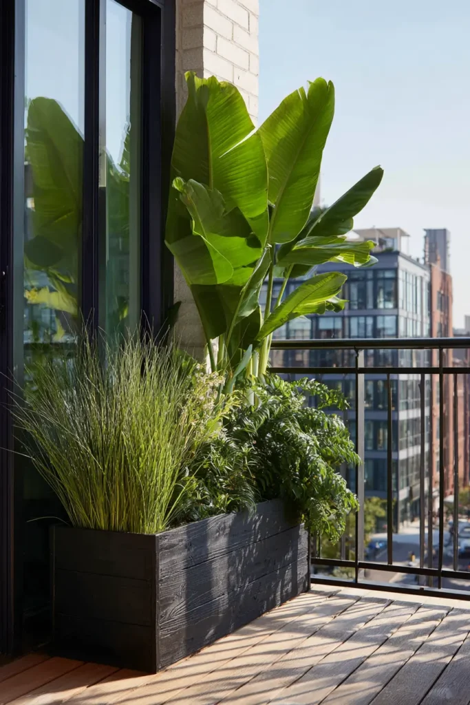 Modern Tropical Urban Planter Box Design