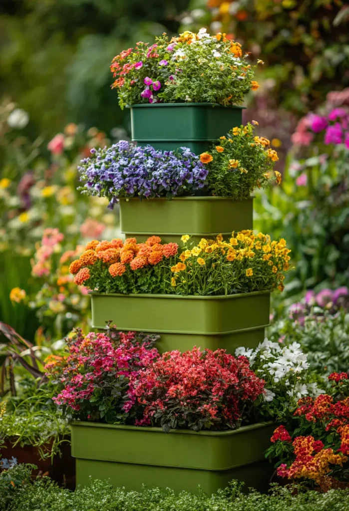 PVC Pipe Garden Tower