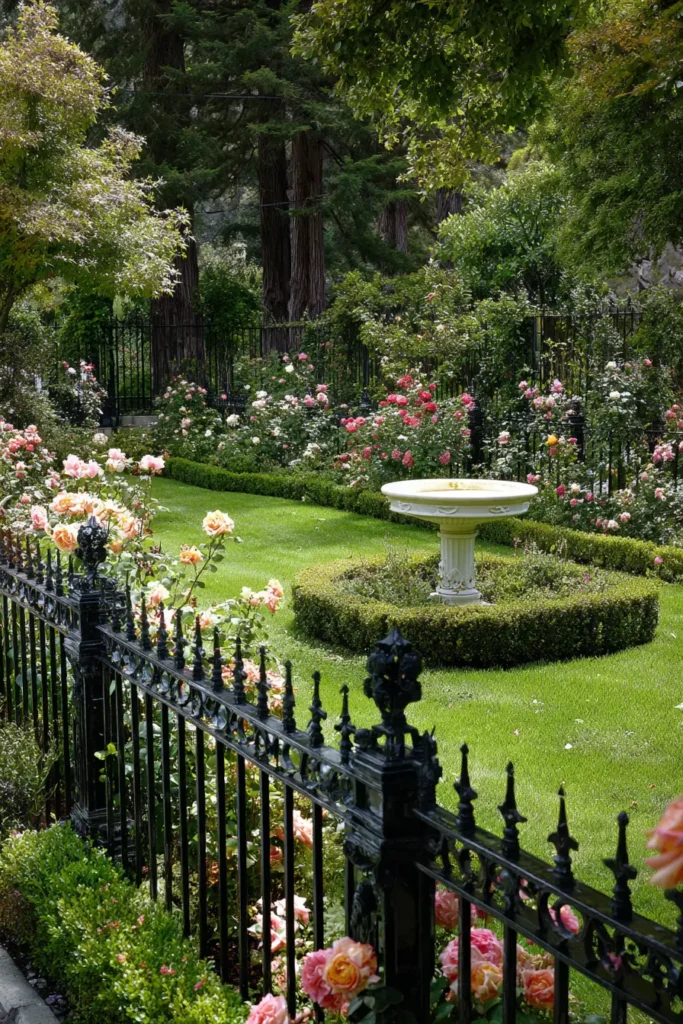 Romantic Vintage Rose Garden