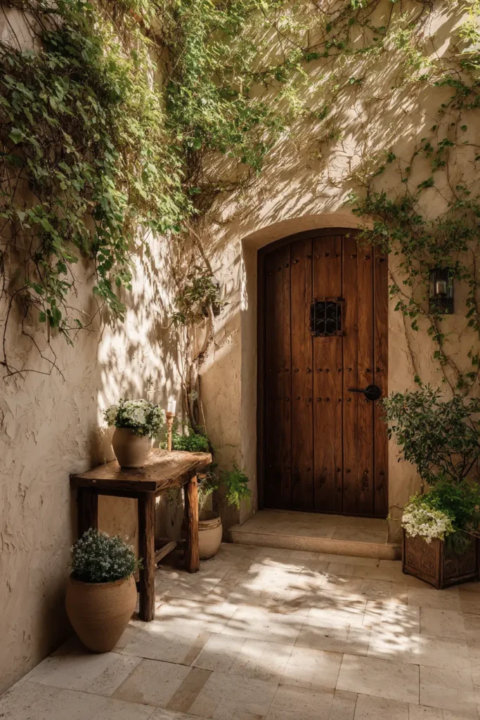27) Rustic Italian Courtyard
