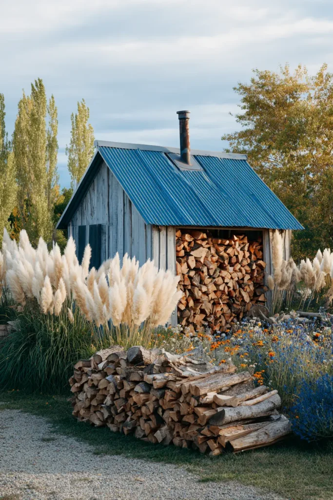 Rustic Shed To Store Firewood
