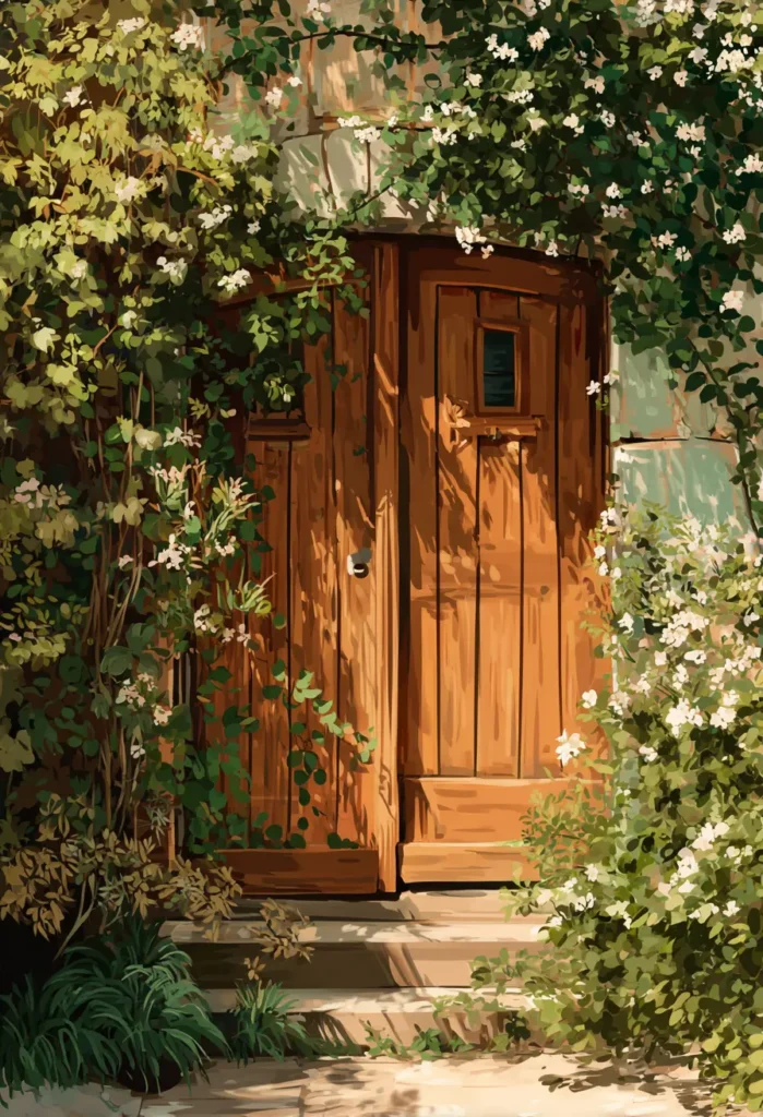 Rustic Wooden Door