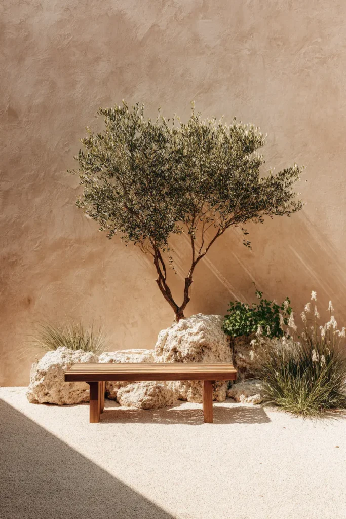 Serene Mediterranean Herb Garden Retreat