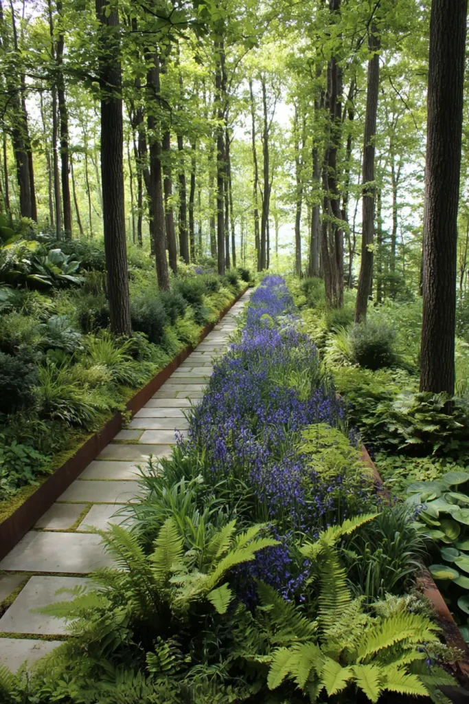 Serene Woodland Garden Retreat