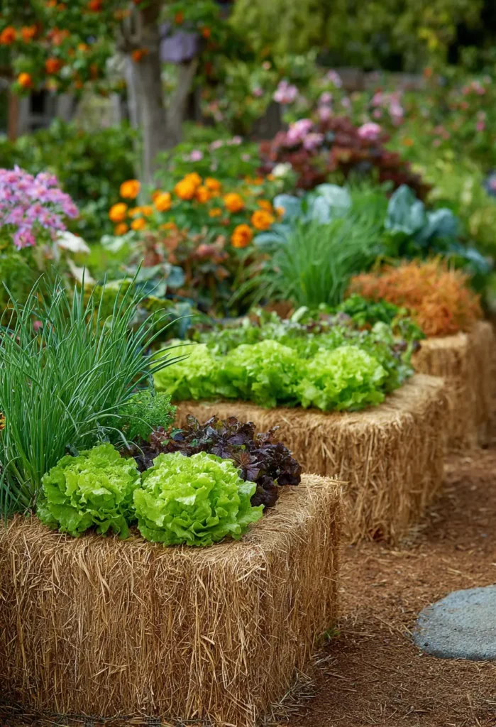 Straw Bale Planters