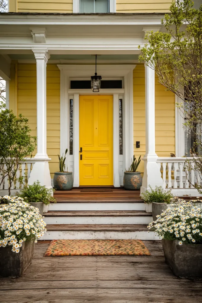 Sunny Daisy Porch Decor