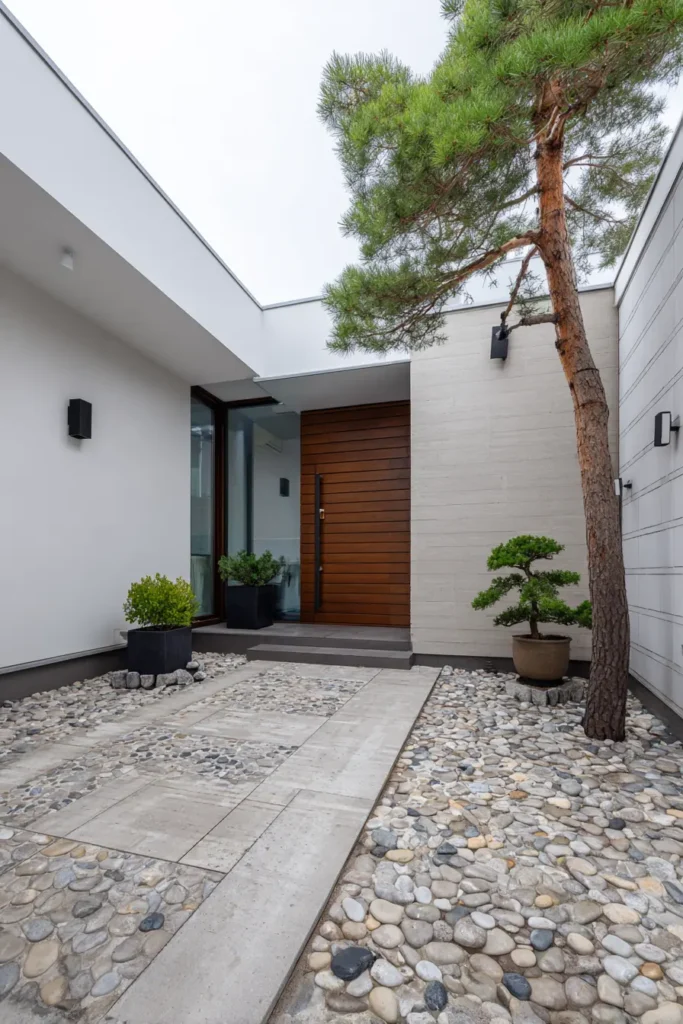 Tranquil Zen Garden with Lanterns
