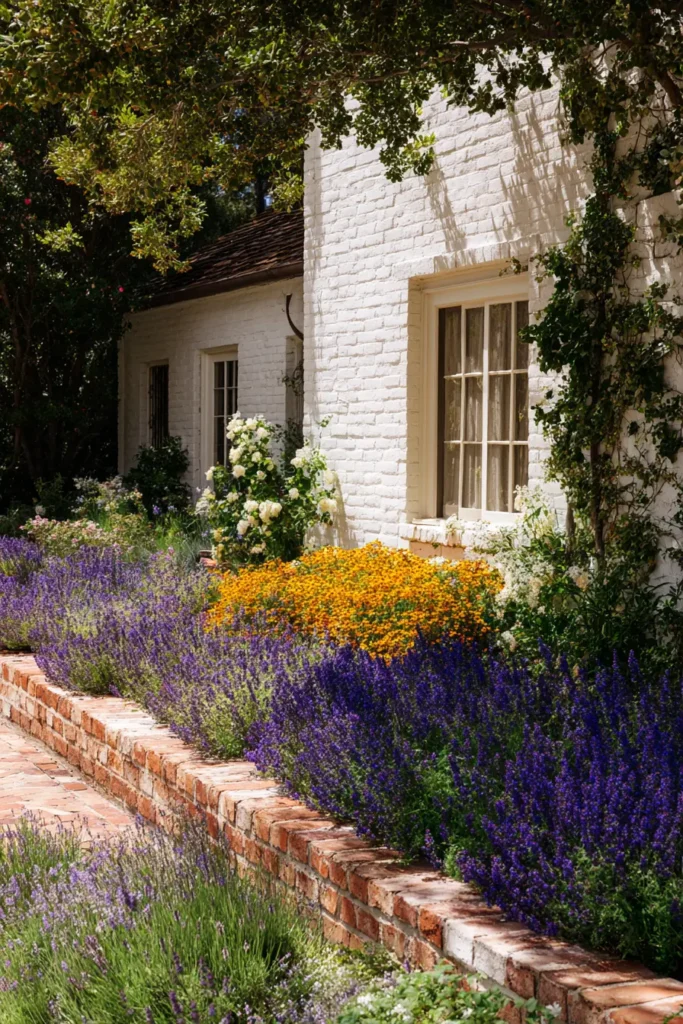 Vibrant Floral Border Design