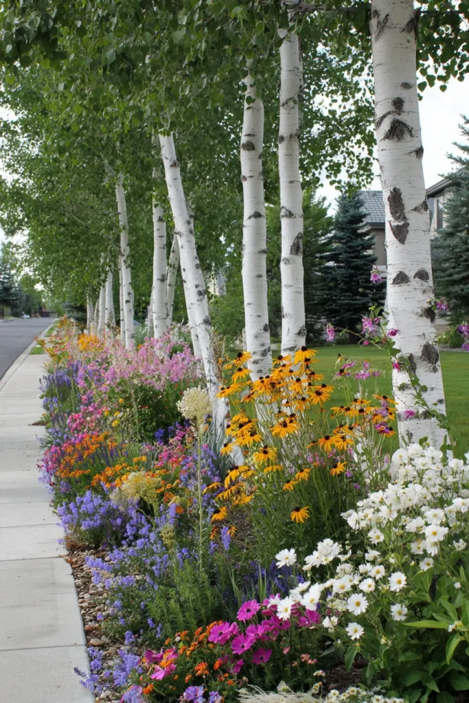Vibrant Perennial Flower Garden