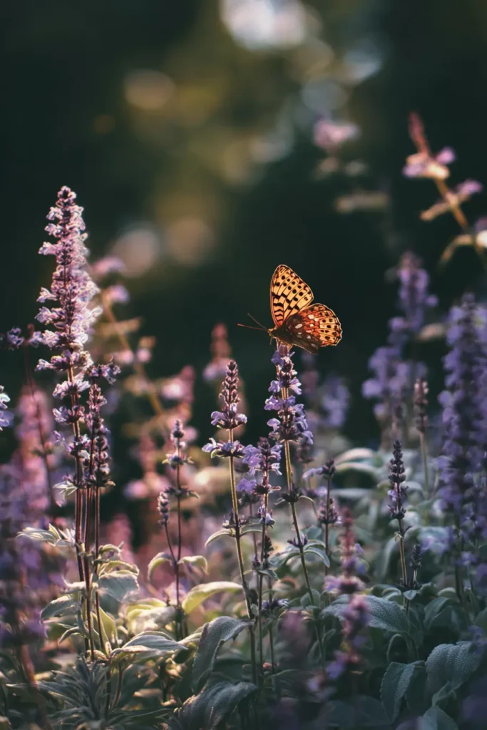 Vibrant Verbena and Butterfly Haven