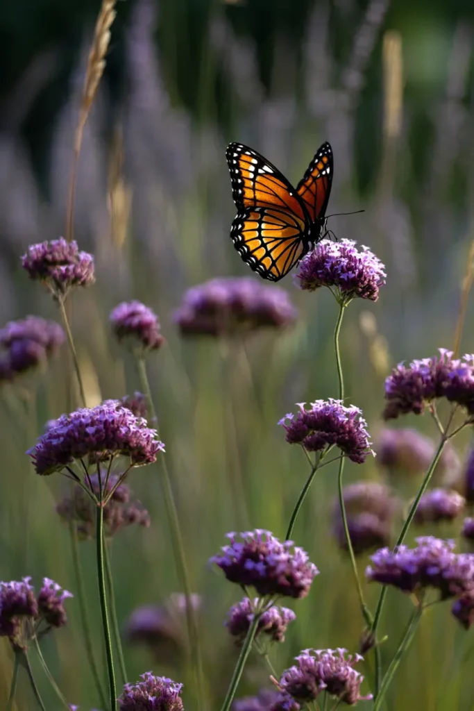 Vibrant Wildflower Butterfly Habitat