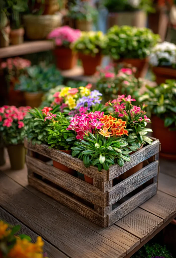 Wooden Crate Garden
